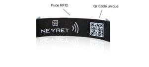 etiquette technologique puce rfid et qr code